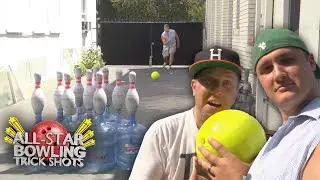 All-Star Bowling Trick Shots with Adam Scott, Aubrey Plaza, Rob McElhenney, Jason Mantzoukas & more!