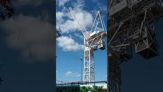 LARGE CRANE PARK VILLAGE EAST LONDON NW1 Part1 #crane #cranerigging #london