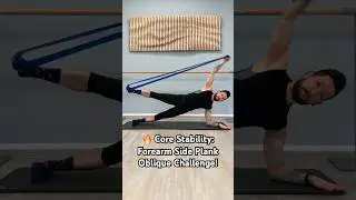 Side Plank on Forearm | Cardio Barre Core & Balance Workout‼️