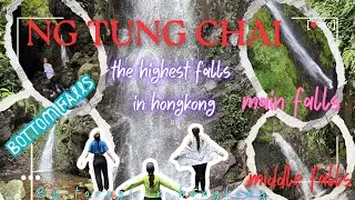 Highest waterfalls in Hongkong located at NG TUNG CHAI