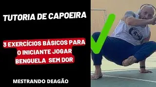 TREINO DE BENGUELA ( 3 exerc&iacute;cios b&aacute;sicos para o aluno iniciante jogar Benguela ) #capoeira