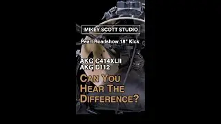 🥁 Can You Hear The Difference? Pearl Kick &ndash; AKG D112 vs. AKG C414 XLII 🎧