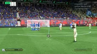 Maradona scores a knuckleball freekick!! #fifa #football #keyboard #gaming #maradona
