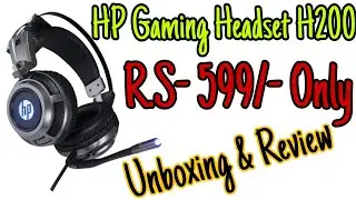 HP headset H200//Best headset for gaming//HP gaming headset H200 review//HP Headset H200 Unboxing