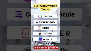 5 AI copywriting tools that can help you write better copy.