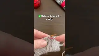 ✅Bind off knitting - Invisible Finish 🧶| закриття голкою &mdash; невидимий фініш 🧶 #knitting #crochet