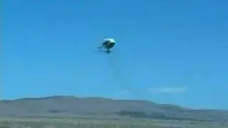 RC helicopter upside down head touch