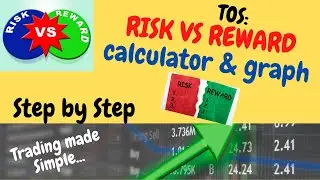 TOS Risk vs. Reward Calculator and Graph! Your going to Love This!!!!!  