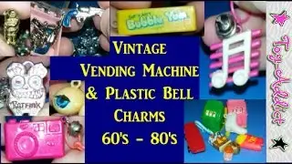 Vintage Vending Machine Charms HUGE Lot 60's-80's ~ Guns, Plastic Bell Charms, Ratfink, TEETH