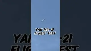 Russian Airliner Does Aerobatics | Yak MC-21 Flight Testing | #yakovlev #shorts #737