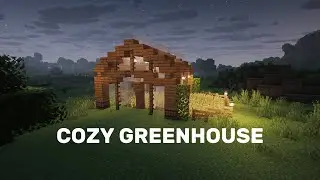 Minecraft: Cozy Greenhouse Tutorial #minecraft #minecraftbuilding #usa 