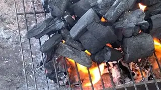 Easy!!! To Start A Fire For a Braai Barbecue Without Fire Lighters 