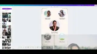 How to edit Canva wedding magazine template (no sound)
