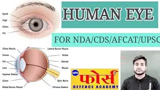 HUMAN EYE | {Biology for NDA/CDS/UPSC} BY SURENDRA SIR |