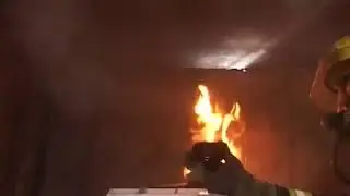 Cooking Safety Barrie F D Water on Grease Fire