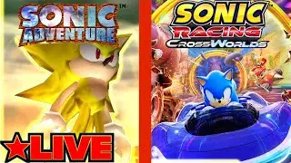 🔴Live Sonic Adventure 1 Super Sonic's story and maybe some Sonic Racing Crossworlds Viewer Battles