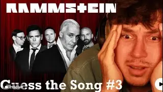 Es KRACHT KOMPLETT🤯!...Reaktion auf : Guess the Song: Rammstein Hits | MUSIC QUIZ