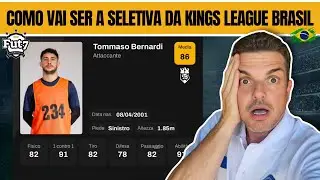 COMO VAI SER A SELETIVA DA KINGS LEAGUE BRASIL - TRYOUTS