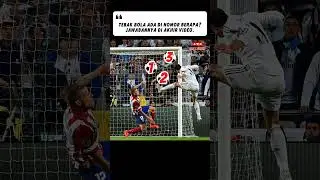 Tebakan posisi bola. Bale vs Atletico Madrid. #realmadrid #realmadridindonesia #atleticomadrid