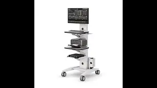 Ergonomic Rolling Computer Cart 772090