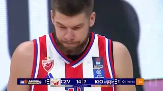 AdmiralBet ABA League 2024/25, Round 4 match: Crvena zvezda Meridianbet - Igokea m:tel (12.10.2024)