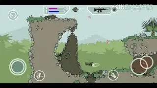 Playing survival mode in Mini militia