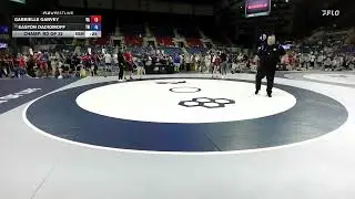 USMC Junior & 16U Nationals | 95 lbs Women&rsquo;s Freestyle R32 | Gabrielle Garvey vs Easton Dadiomoff