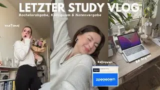 STUDY VLOG: Bachelor Abgabe, Kolloquium & das Ende meines Studiums