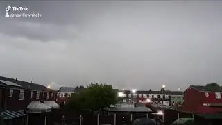 Thunderstorm in England, filtered with Tik Tok