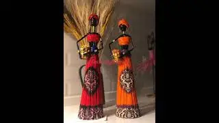 #homedecor #decor  african paper  doll
