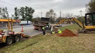 November 2020 - Fire hydrant repairs on Saint Mark Road