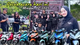 MORNING RIDE PUNCAK ACARA PECAH #luar biasa anak motor banyak yang hadir
