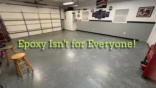 Epoxy Floor 10 Year Real World Review #rustoleum #shop #garage