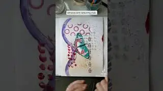 butterfly speed painting with the help of #davincieye
