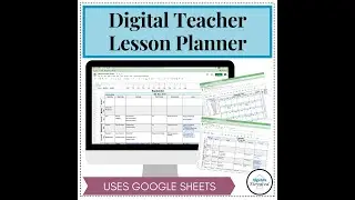 Digital Teacher Lesson Planner – Google Sheets (Preview)