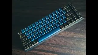 Tofu65 w/ GMK Blue Samurai Sound Test