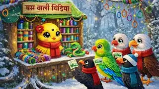 EPISODE - 1 बस वाली चिड़िया। गब्बू  की दो - दो पत्नी। Chidiya Cartoon l