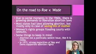 Right to Privacy: Roe v. Wade