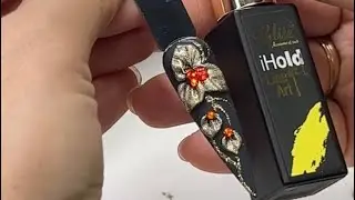 Beginner Nail Tech Tutorial/ Quick. Easy. Simple: 3D Flower Nail Art using Glitz iHold Omega Gel.