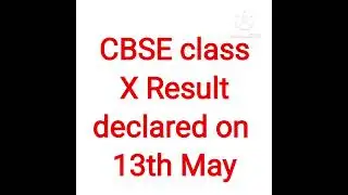 CBSE result class X Result declared