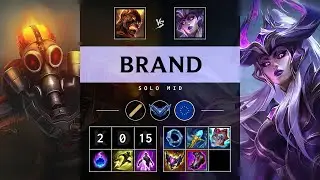 Brand Mid vs Syndra - EUW Diamond Patch 25.15