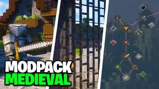 NEW MEDIEVAL MODPACK WITH STRUCTURES AND QUESTS FOR MINNESOTA 1.20.1