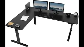 VIVO L-Shaped Standing Desk Review A WFH Game Changer