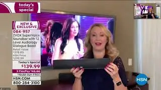 ZVOX AV157 SuperVoice TV Soundbar w/12Level Dialogue Boo...