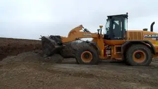 Case 721F met GPS van De Zanddijk