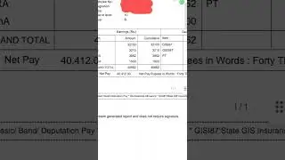 salary slip sub inspector #highlights #motivation #preparation #westbengal #kpsi #wbp #subinspector