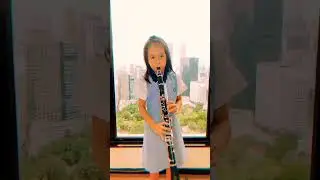 Little Chinese Girl Playing Clarinet#music #viral #trending #funny #youtubeshorts