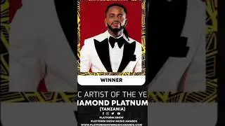 diamond Platinumz won platform show music award as an East African artist of the year #diamond