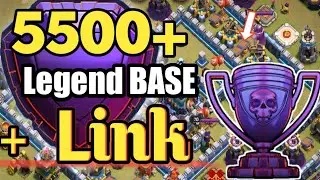 Th13 5500 Trophy Base - Legend Base (All In 1 Base) War Base - BEST Th13 BASE 2020 ANTI EVERYTHING