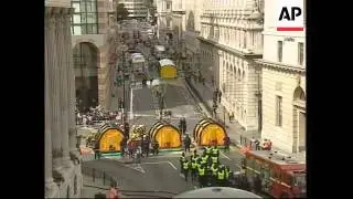 Anti-terror exercise in London's financial heart